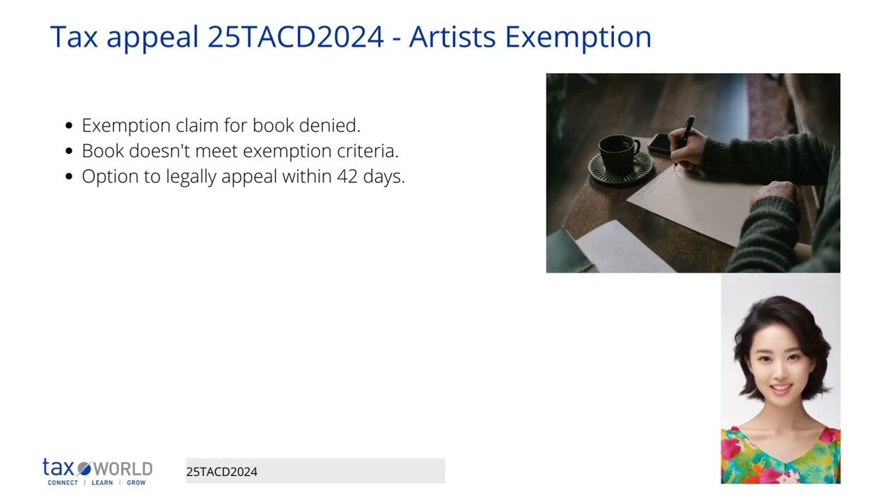 Tax Appeal 25TACD2024