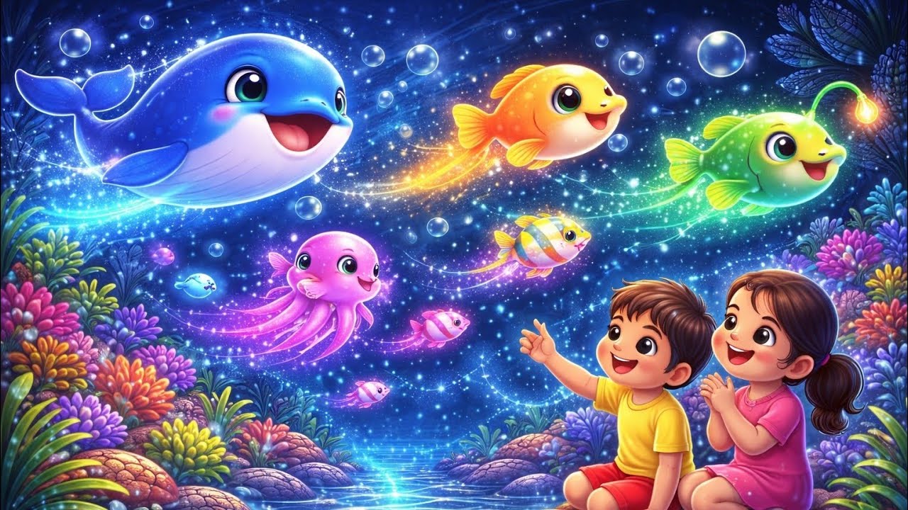 🦈Machli Rani aur Whale Dosti | Magical Underwater Kids Story 🐳🐟