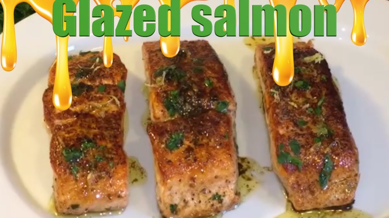 How to make Salmon Glazed with Brown butter lemon sauce