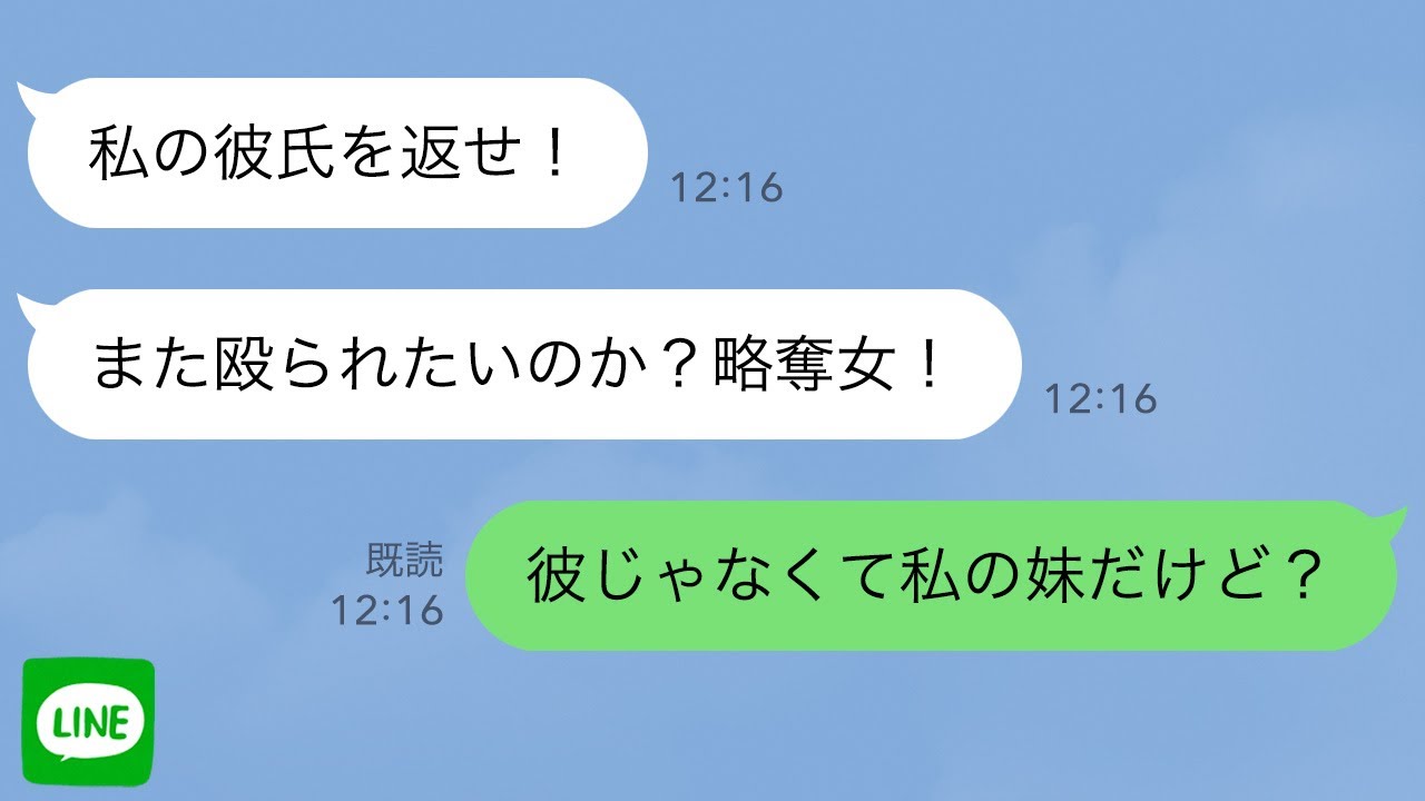 【LINE】「私の彼氏を返せ！」とママ友に顔面を殴られた→実は彼ではなく私の妹だと伝えた結果w【スカッとする話】