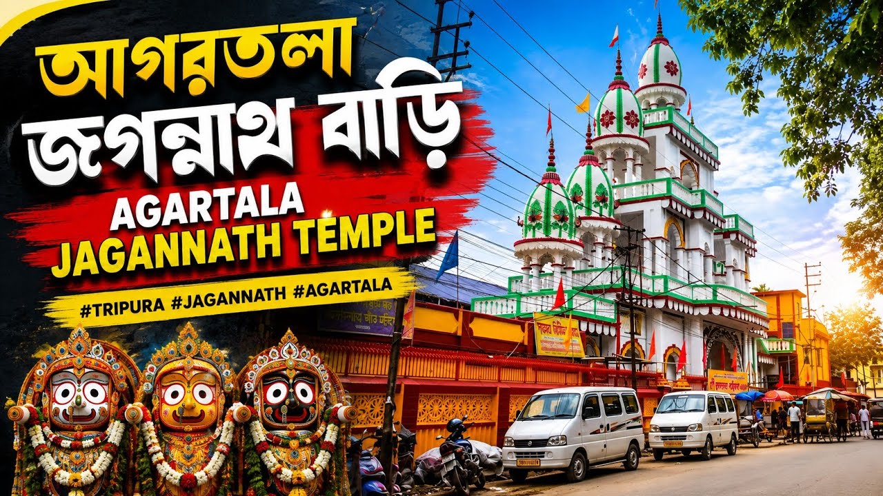 আগরতলা জগন্নাথ বাড়ি / Agartala Jagannath temple #tripura #jagannath #agartala
