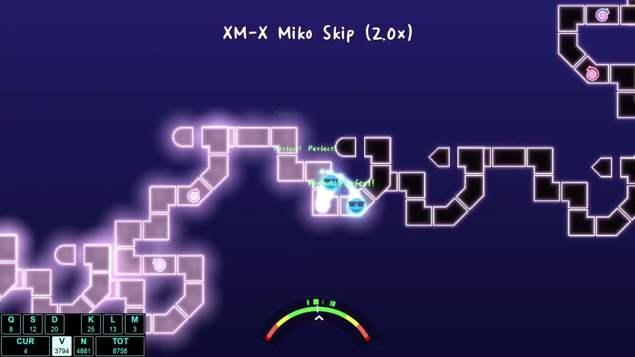 [WR] XM-X Miko Skip | Pure Perfect | 2.0x | Speedrun | ADOFAI | Draylord