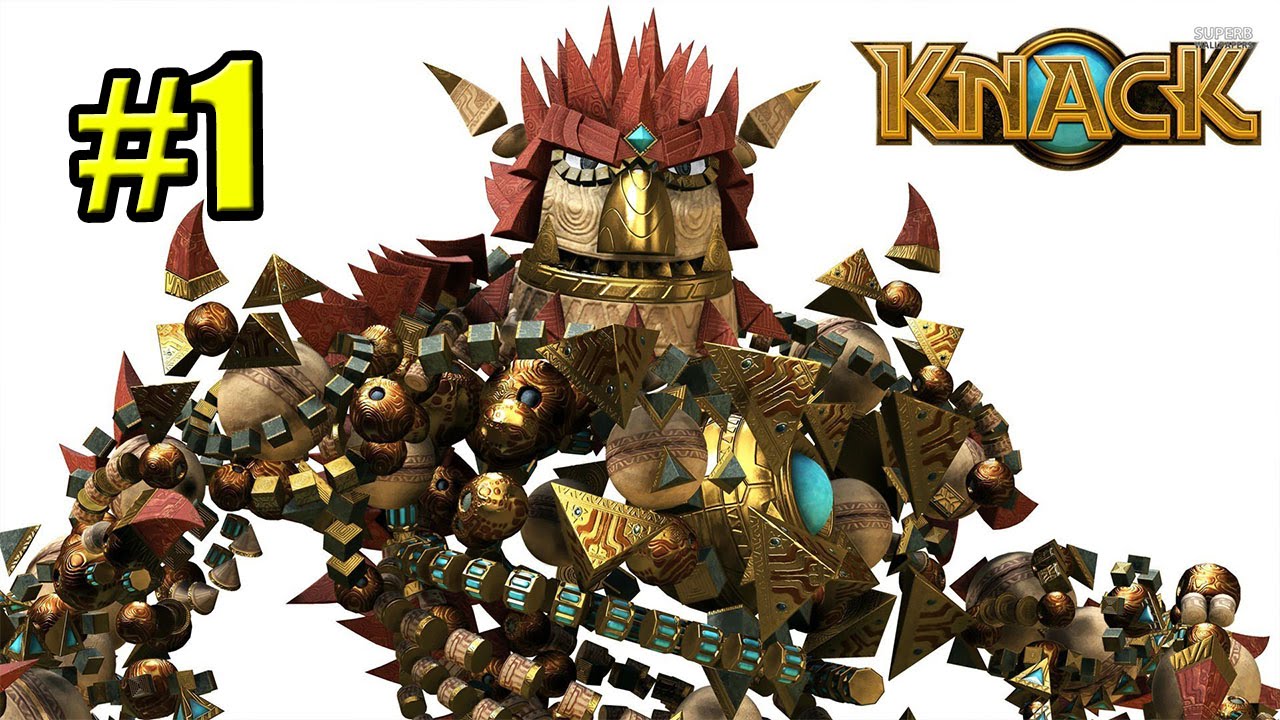 Knack {PS4 эксклюзив} часть 1 — Маленький Робот
