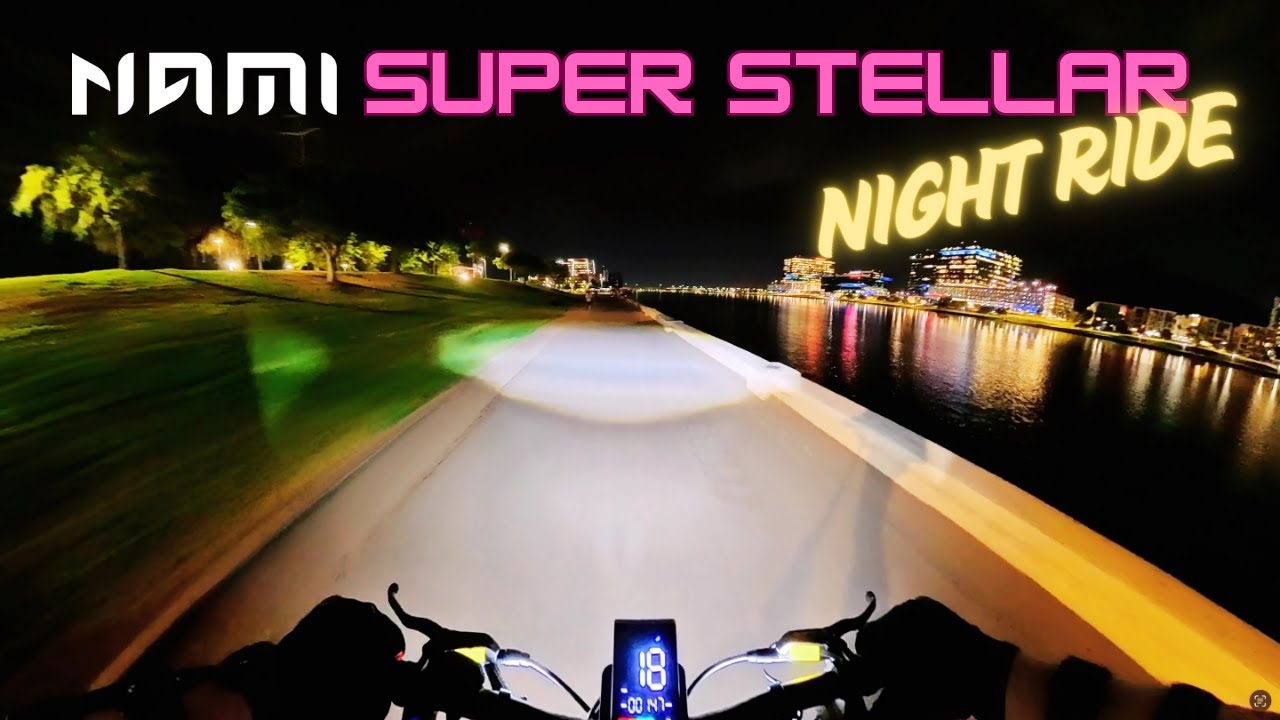 OWN the NIGHT with the NAMI Super Stellar Dual Motor E-Scooter!