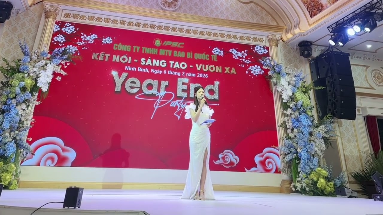 MC Hải Yến dẫn Tiệc tất niên - Tân Thuỷ Palace