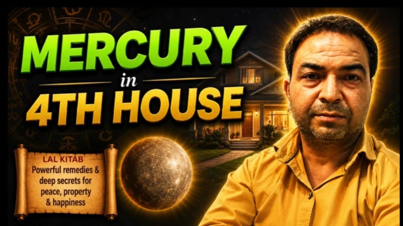 Mercury in 4th house/बुध खाना नंबर-4/चौथे भाव में बुध/Lal kitab/By-:Rahul Bhatnagar, Class-72