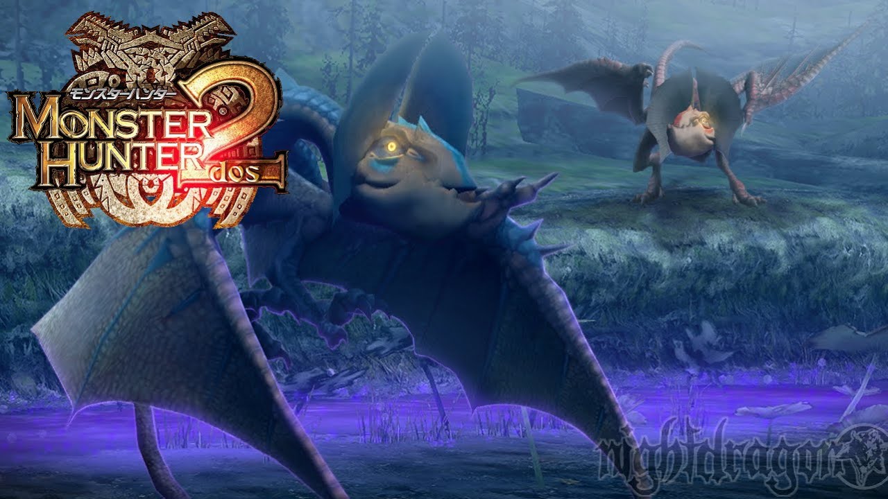 Monster Hunter 2 (PS2) Online - Yian Kut Ku and Blue Yian Kut Ku