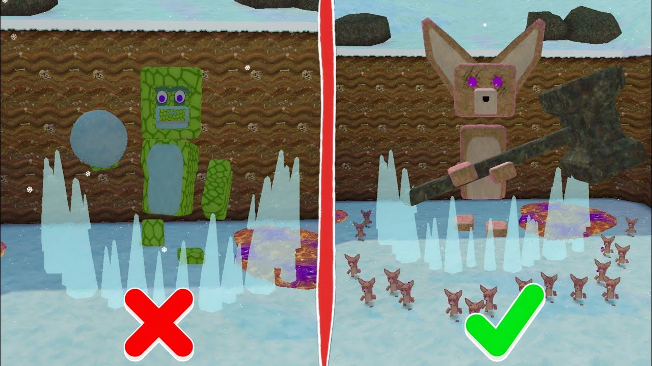 Snow Mega Fennec Boss Fight - Super Bear Adventure Gameplay Walkthrough 