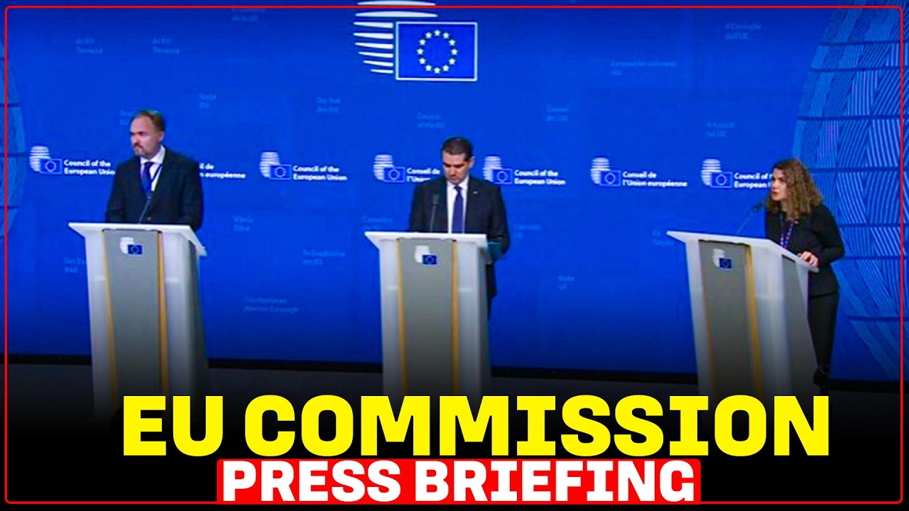 WATCH LIVE: EU Commission hold presser after meeting of EU energy and foreign affairs ministers