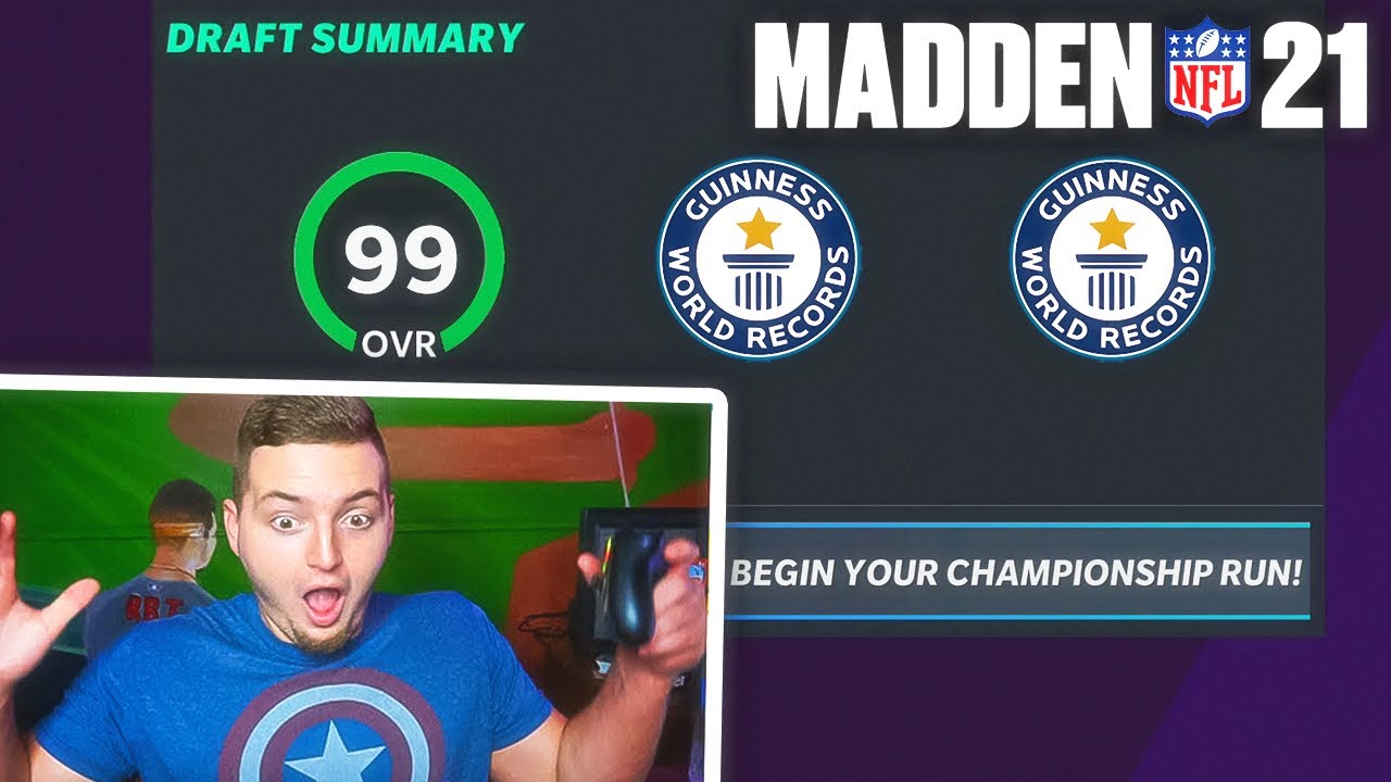 I got the WORLDs Highest Rated Madden 21 Draft