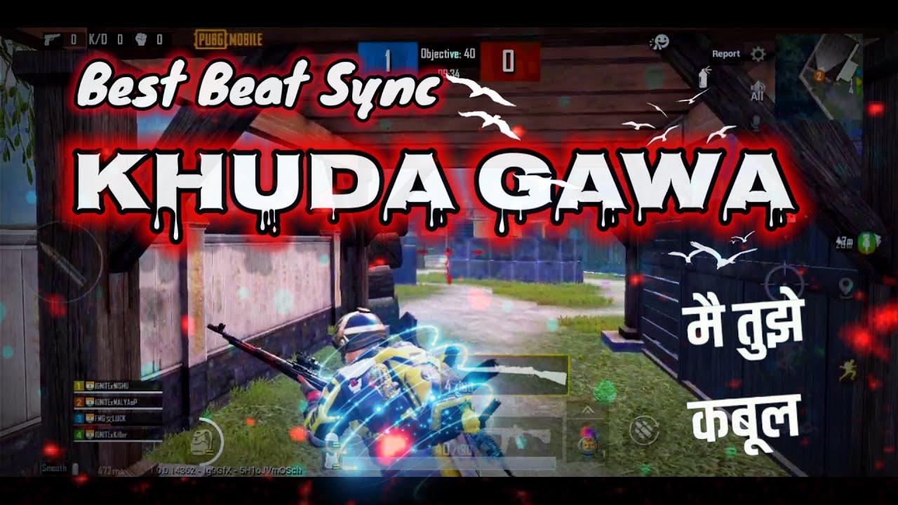 KHUDA GAWA | Best Beat SYNC Montage | TDM .. | PUBG MOBILE | KhaPaKhap