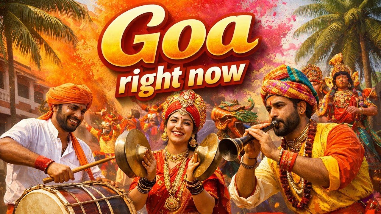 Goa right now 🔥 Shigmotsav 2026🔥 #goa 