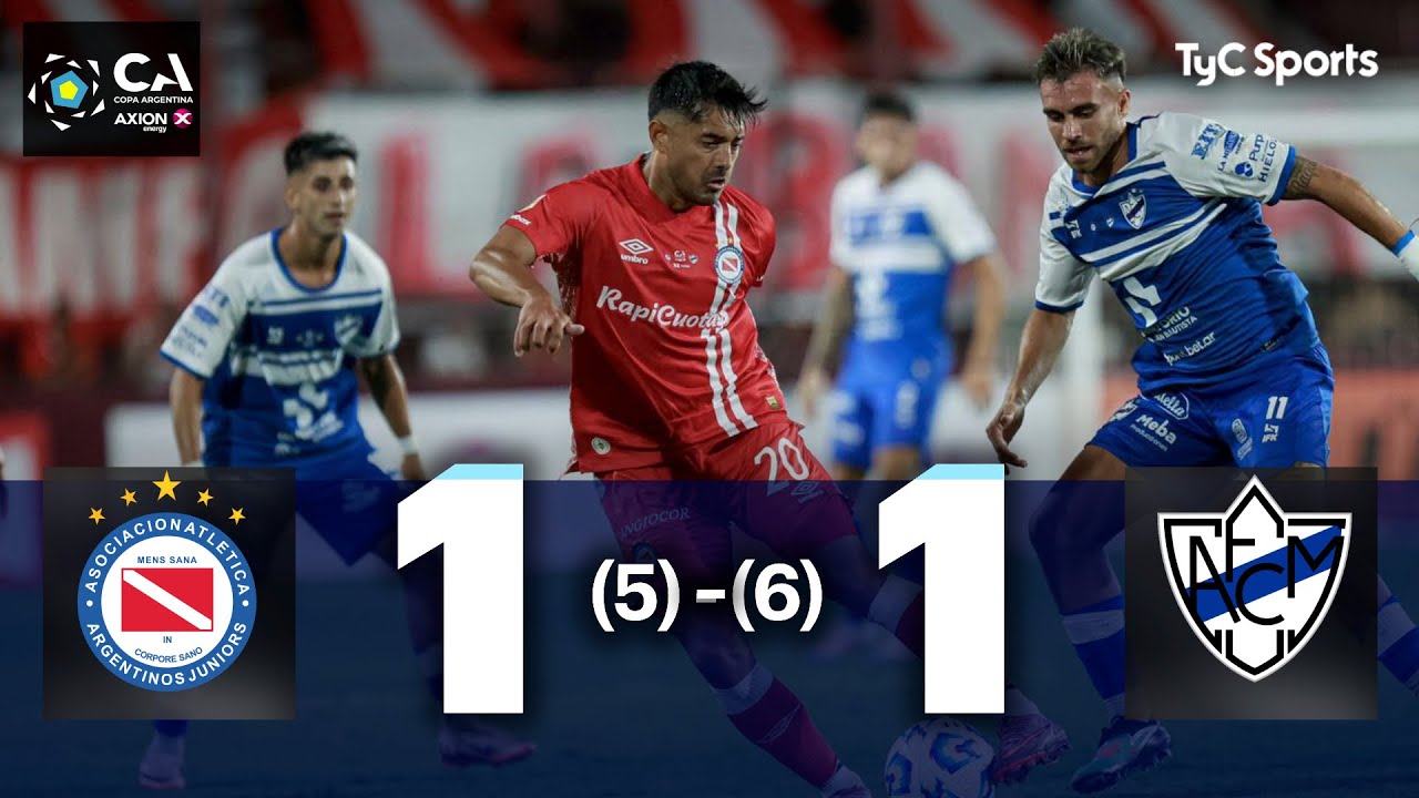 Argentinos Juniors 1 (5) – (6) 1 Midland | Copa Argentina 2026 | 32avos de final