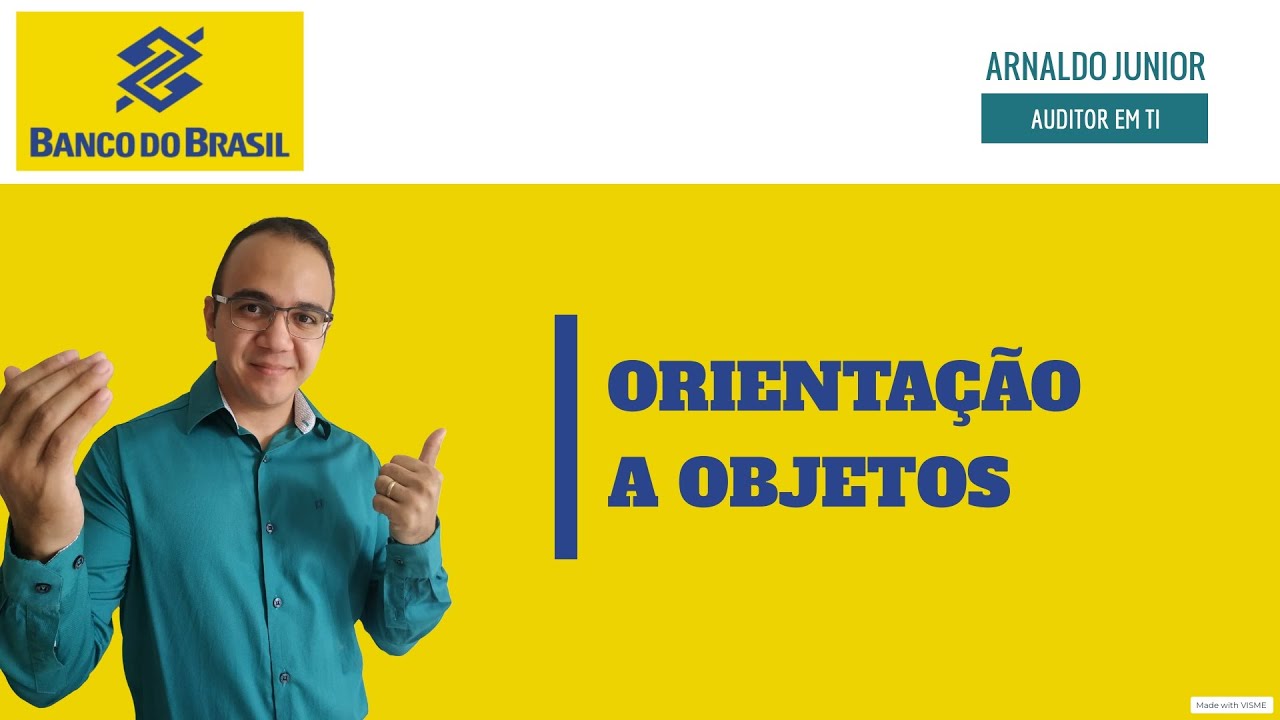 Aula sobre ORIENTAÇÃO A OBJETOS | Concurso BB 2025 - Agente de Tecnologia