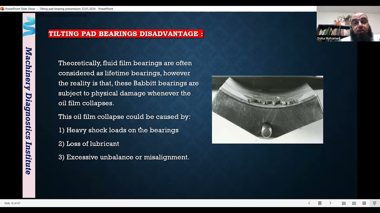 Tilting Pad Bearing Fault Analysis - MCS Summit 2024 By Eng. Mohamed Ibrahim