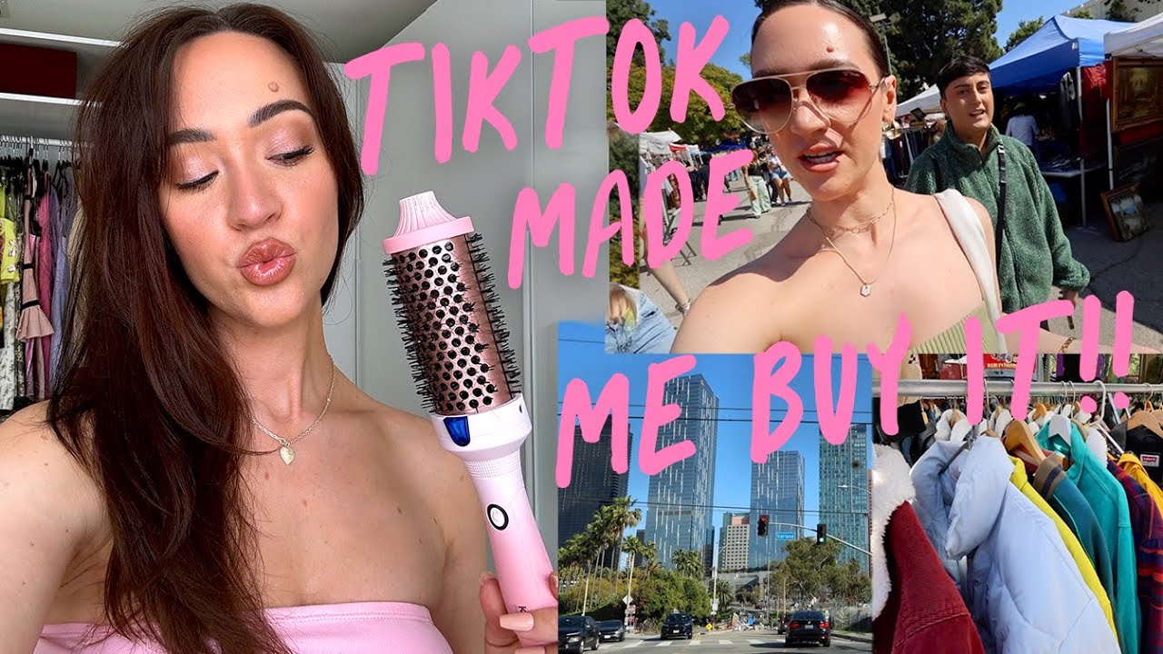 TikTok Made Me Buy It + Thrift Shopping with Oli!!!