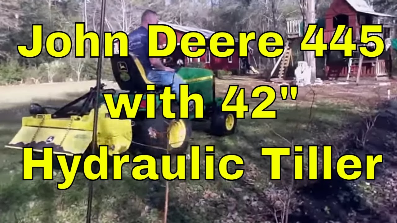John Deere 445 with 42
