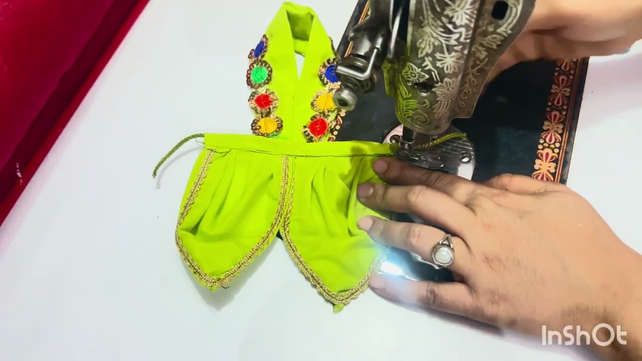 Kirshna dress making video #veryeasydress step by step #gopaljidress #nice 