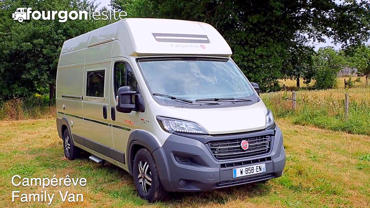 CAMPÉRÊVE Family Van : 5 places cartes grises et 6 couchages dans 5,99 m !