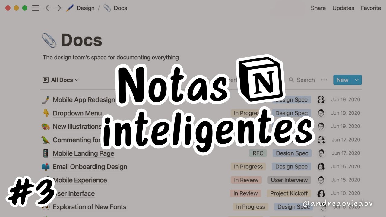 Tutorial Notion #3: Toma notas y crea documentación inteligente 📝 Bases de datos, plantillas y wikis