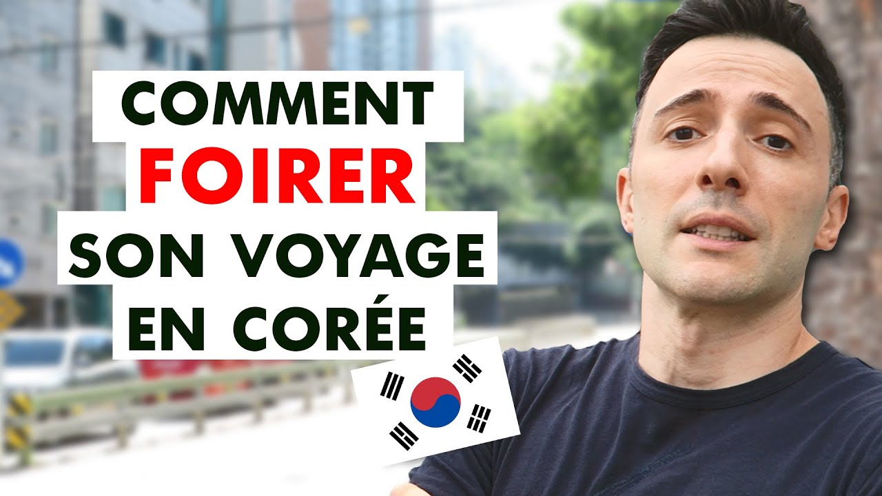 ne RATEZ PLUS votre voyage en Corée !
