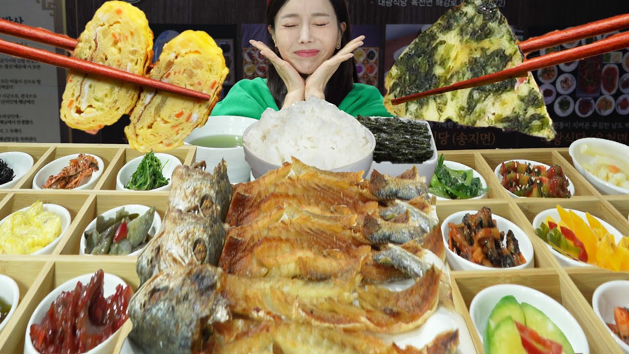 반찬만 18가지! 🍀 보리굴비 백반 한식과 해남 여행! 해남미남축제 먹방 Korean Barley Yellow Corvina Set Meal Mukbang ASMR Ssoyoung
