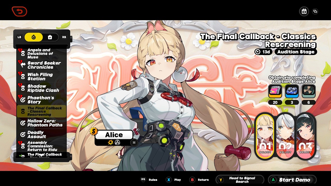 Zenless Zone Zero 2026-01-22 Belle The Final Callback - Classic Rescreening  v2.5-2