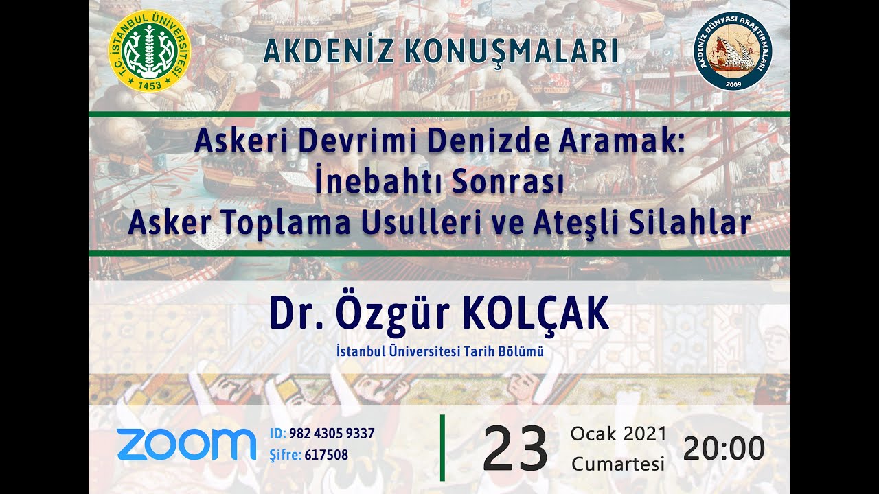 Dr. Özgür Kolçak - Askeri Devrimi Denizde Aramak - #akdeniz #inebahtı