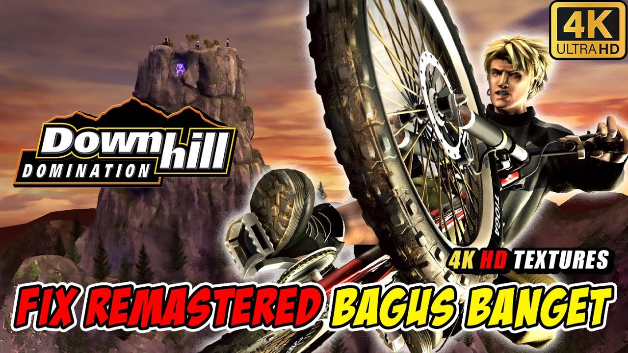 DOWNHILL DOMINATION PS2 HD TEXTURES 4K 60 FPS