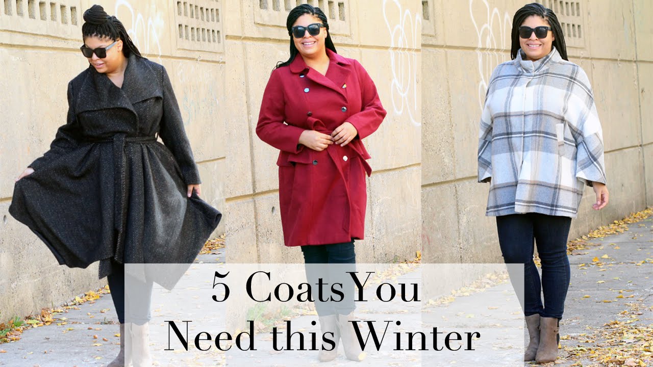 5 Coats You Need this Winter (Plus Size)