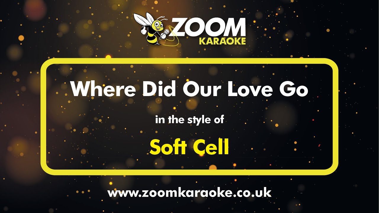 Soft Cell - Where Did Our Love Go - Karaoke Version from Zoom Karaoke