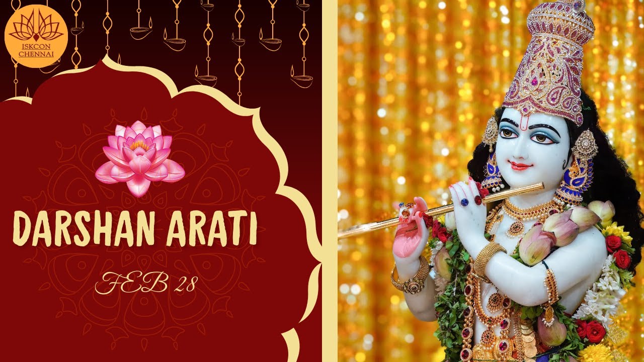 Darshan Arati | ISKCON Chennai | 28 Feb 2026