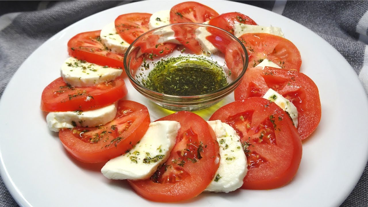 Томатный салат со специальной заправкой. My Delicious Recipes # ...