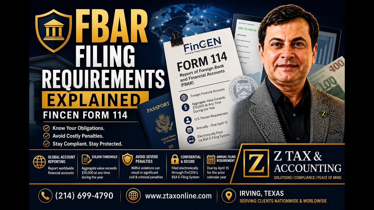FBAR Filing Requirements Explained | Do you need to file FinCEN Form 114 (FBAR)?