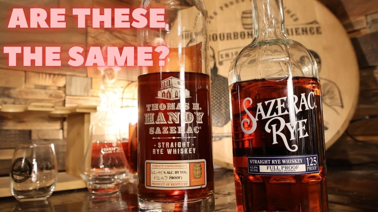 SAZERAC FULL PROOF VS  THOMAS H. HANDY WITH MICHAEL FROM @WhiskeySensoryShenanigans !