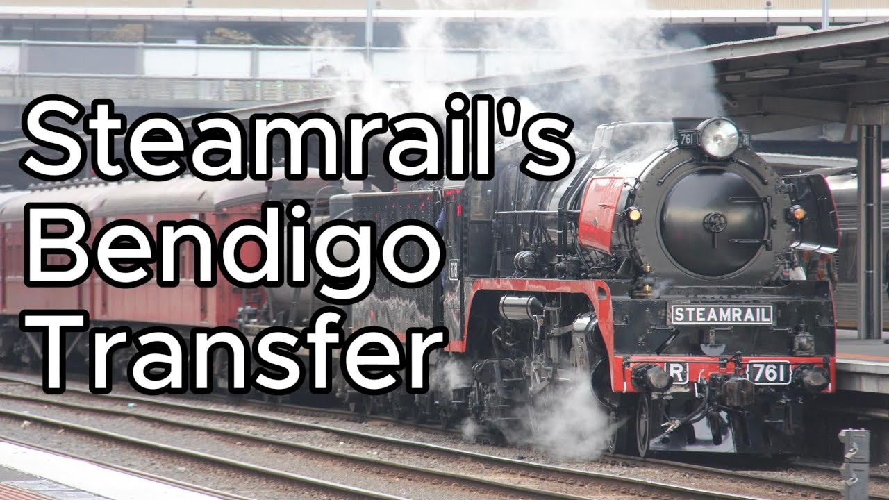 Steamrail Victoria's Bendigo Transfer | R761 and S301 Shunting at Southern Cross