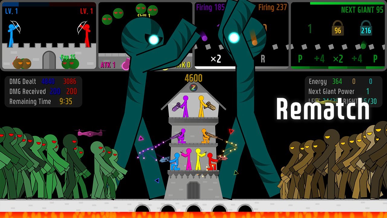 Zombie Defense (Rematch) - Stickman & Ragdoll Fight