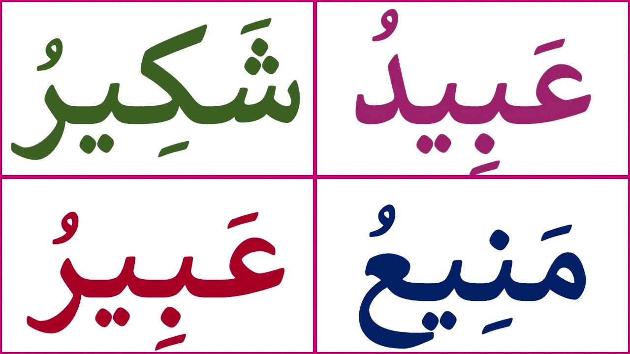 تعلم كيف تقرأ كلمات متنوعة مع المد بالياء | تعلم وعلم طفلك النطق الصحيح للغة العربية