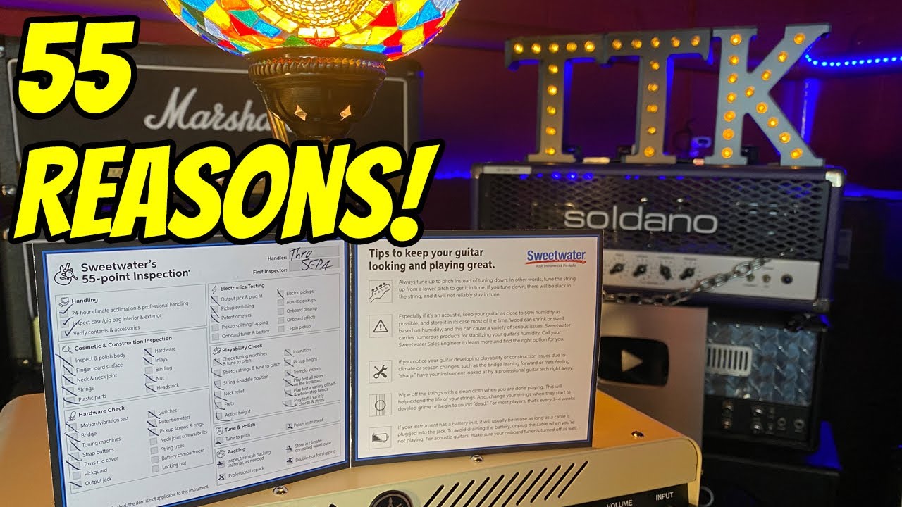 Can you buy a guitar online without risk?  A deep dive into Sweetwater's 55 Point Inspection