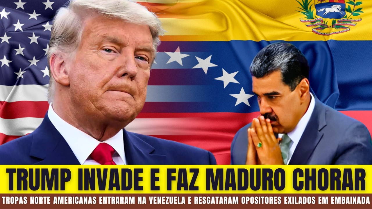 Trump Realiza OPERA&Ccedil;&Atilde;O SECRETA Dentro da Venezuela e Resgata Opositores