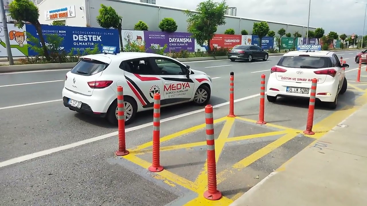 Halkalı Atakent Direksiyon Sınavı 1.Parkuru Tek Komisyon Güzergahı