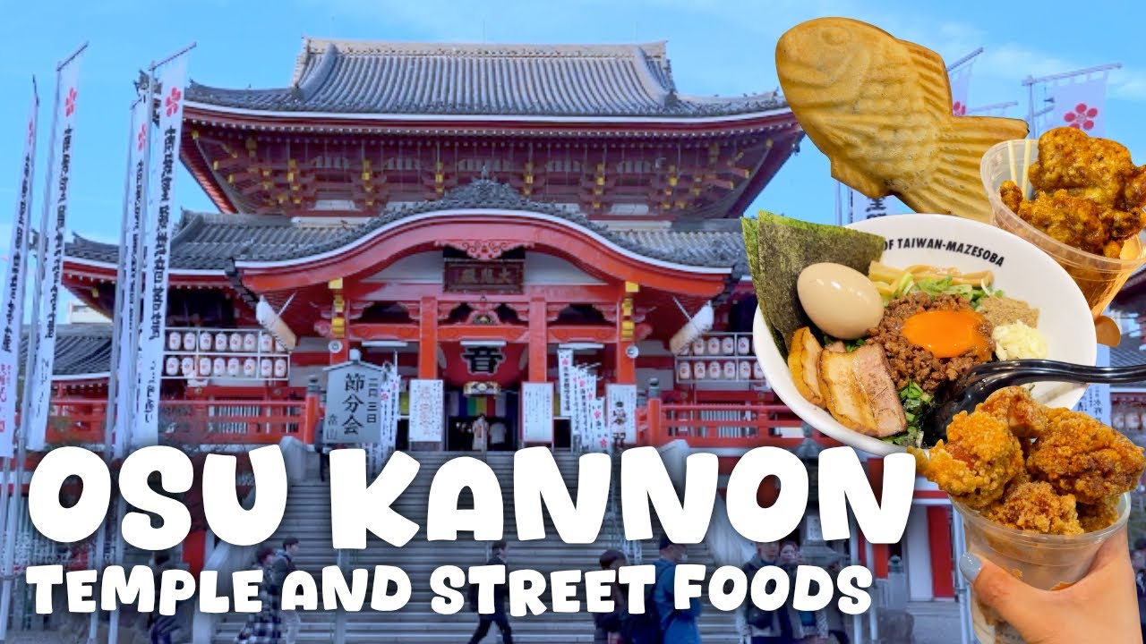 Winter in Nagoya ❄️ Osu Kannon + street foods