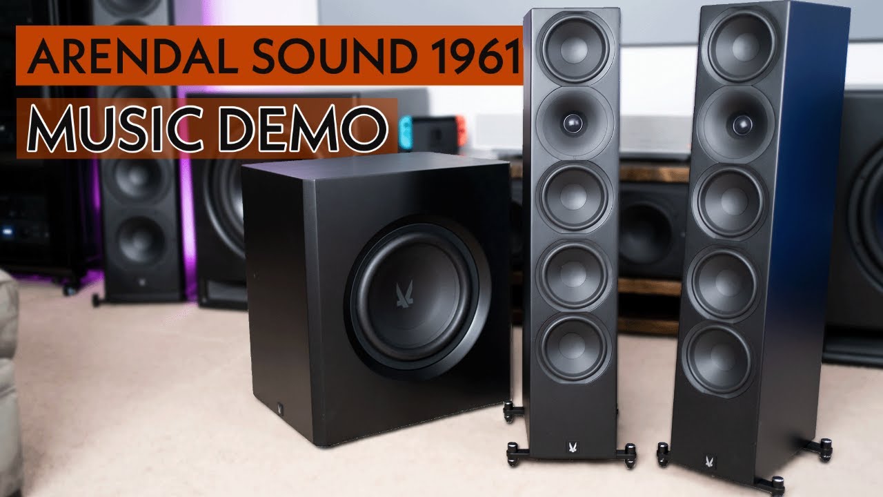 Arendal Sound 1961 Speaker Music Demo | No Subwoofer