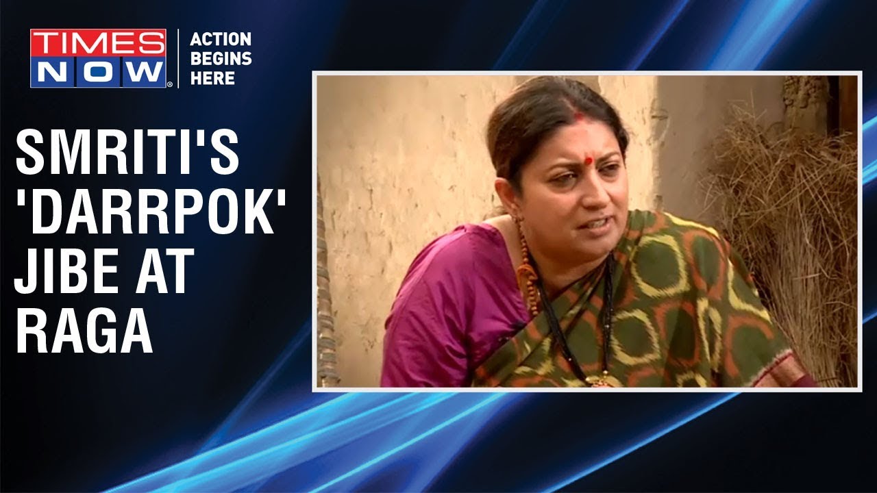 Smriti Irani SLAMS Rahul Gandhi, says 'Will change my name if Rahul gives an interview'