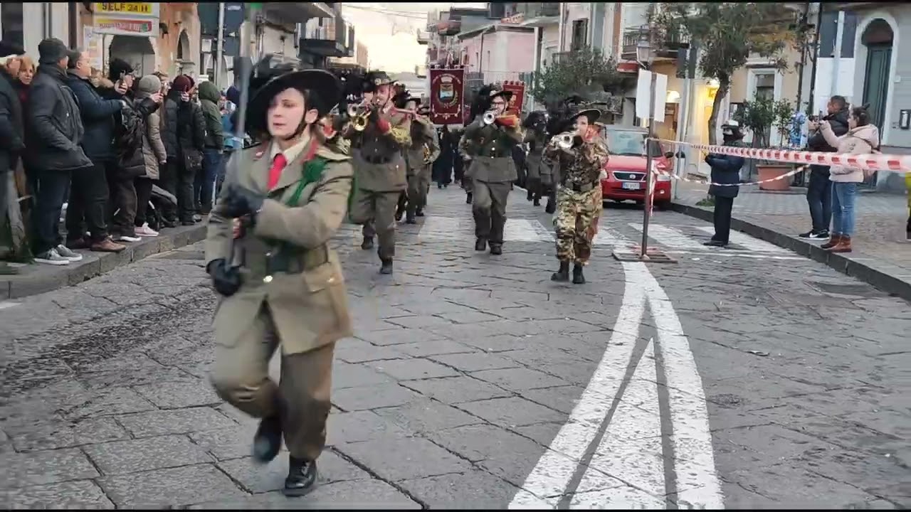 la Fanfara Bersaglieri di Zafferana Etnea
