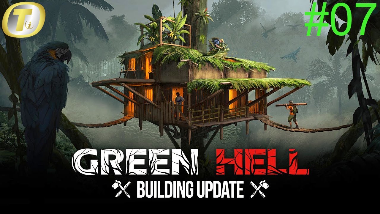 Ep7: Direction l'aérodrome de brousse! (Green Hell Building Update Gameplay fr)