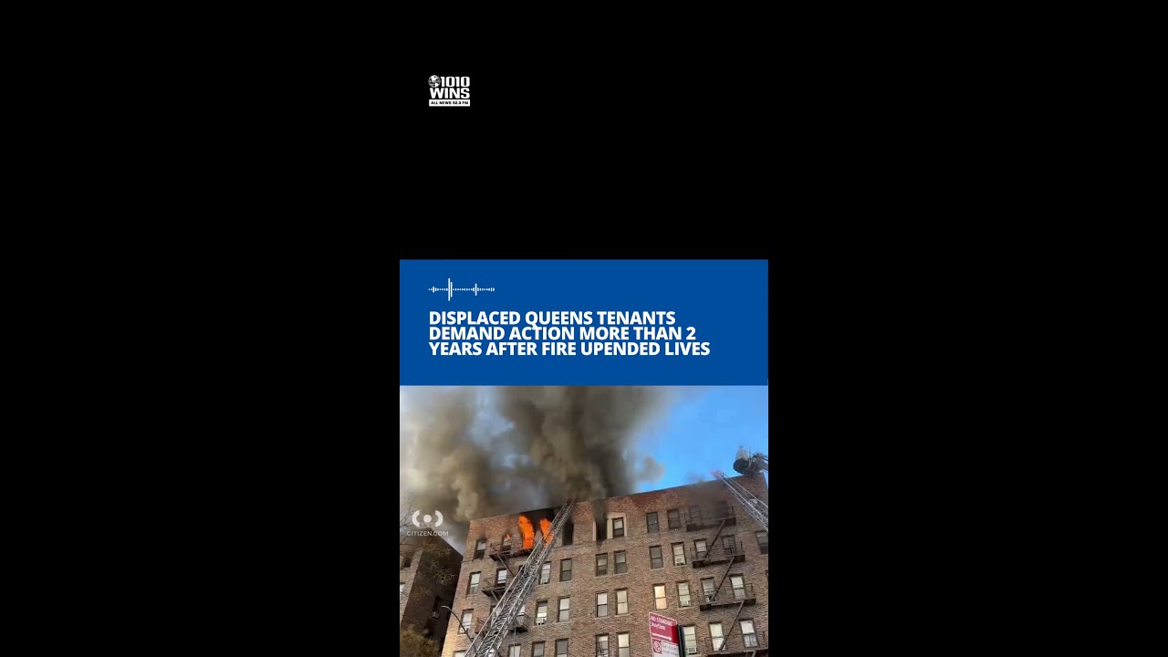 Displaced Queens tenants demand action more than 2 years after fire upended lives