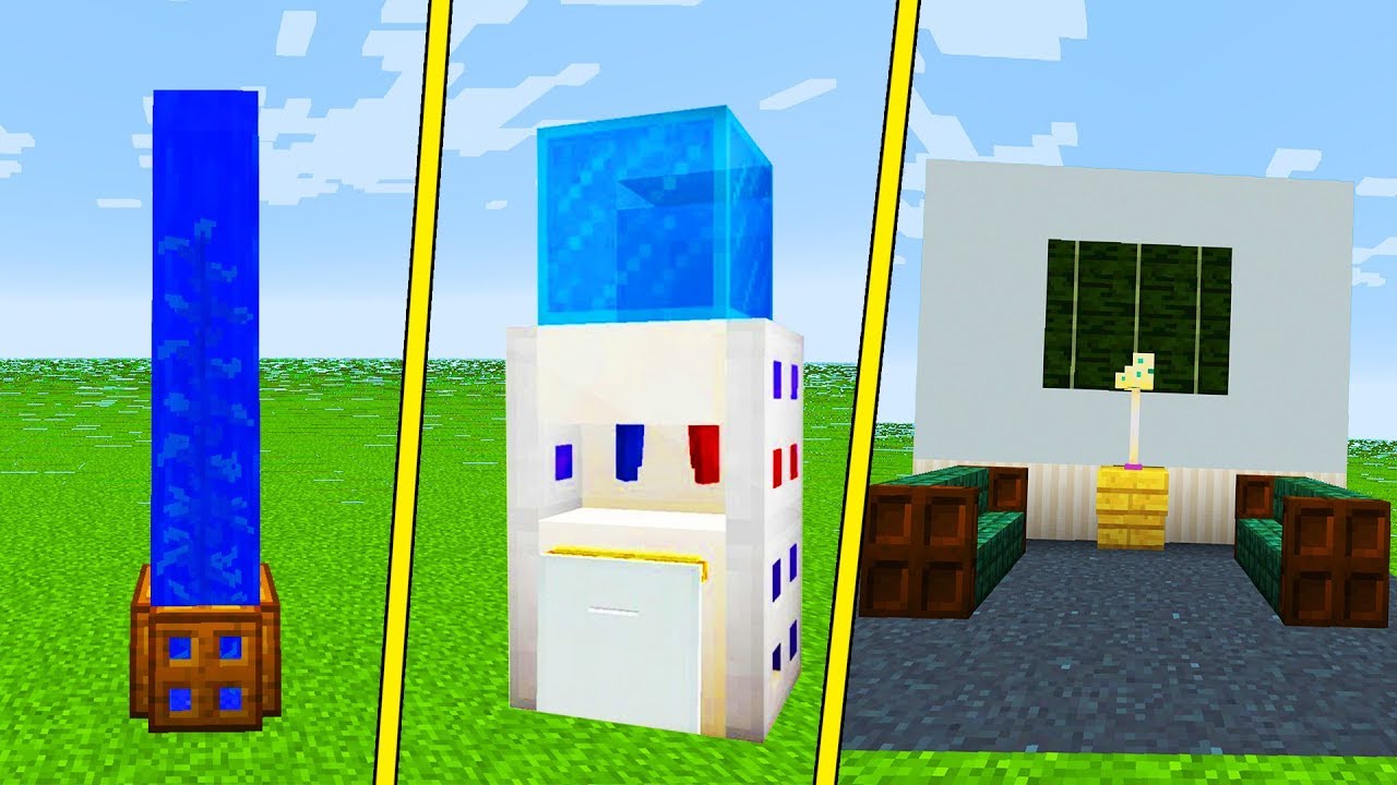 MİNECRAFT'TA YENİ GELEN BLOKLAR İLE BİLİNMEYEN 20 ADET YAPI HİLESİ - Minecraft