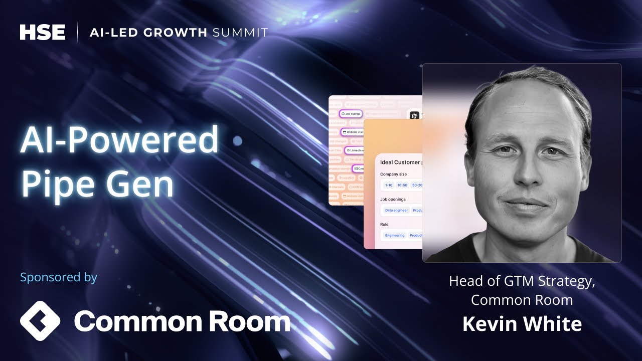 AI-Led Growth Summit | AI-Powered Pipe Gen