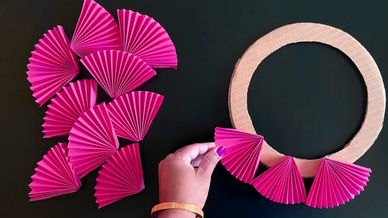 Simple Paper Craft Wall hanging | Wall hanging craft ideas